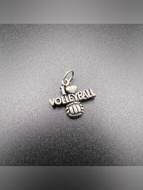 Sterling Silver Volleyball Charm